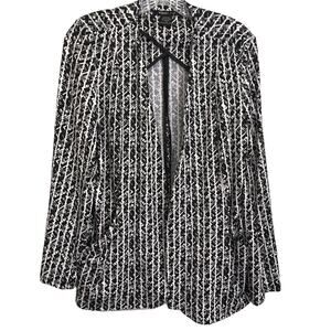 NWT Robert Louis Knit Open Cardigan Kimono Front Pockets Stretch V-Neck Small